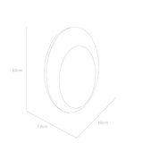 Espejo Ary 60x60cm Redondo Con Marco en Madera - Espejos Decorativos | Bylmo