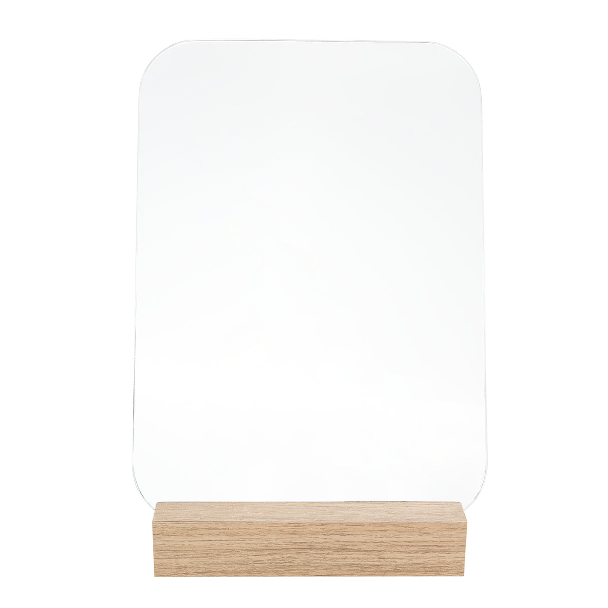 Espejo Bass 25x18cm Rectangular Con Base En Madera - Espejos Decorativos | Bylmo