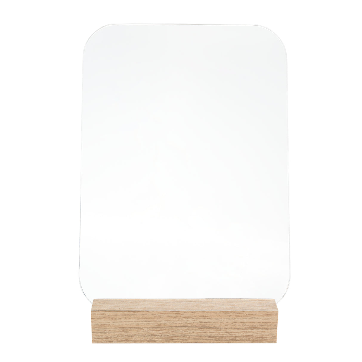 Espejo Bass 25x18cm Rectangular Con Base En Madera - Espejos Decorativos | Bylmo