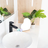 Espejo Bean 25x21cm Asimétrico Con Base En Madera - Espejos Decorativos | Bylmo