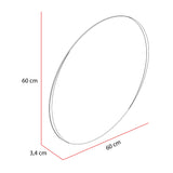 Espejo Dakota 60x60cm Redondo Sin Marco - Espejos Decorativos | Bylmo