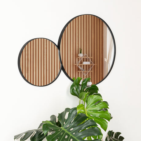 Espejo George 60x100cm Redondo Con Marco Metálico - Espejos Decorativos | Bylmo