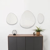 Set de 3 Espejos Gocce 50x60cm Ovalado Sin Marco - Espejos Decorativos | Bylmo