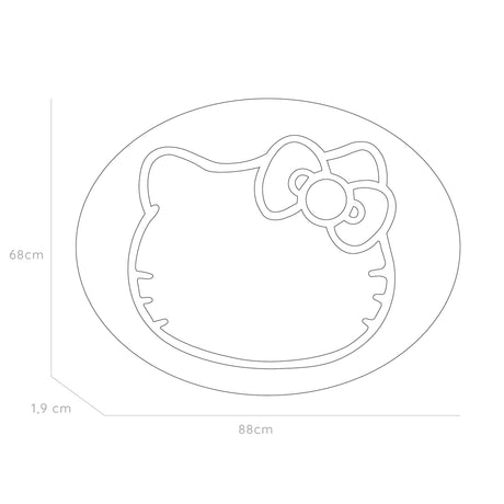Espejo Infantil 74x93cm Ovalado Sin Marco - Espejos Decorativos | Bylmo