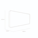 Espejo Loky 45x120cm Rectangular Con Marco Metálico - Espejos Decorativos | Bylmo