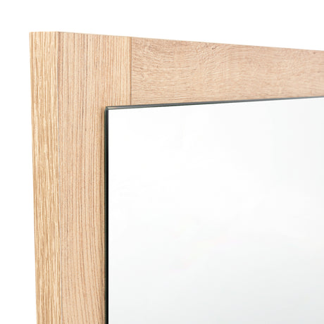 Espejo Make - Up 35x35cm Rectangular Con Marco en Madera - Espejos Decorativos | Bylmo