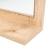 Espejo Make - Up 35x35cm Rectangular Con Marco en Madera - Espejos Decorativos | Bylmo