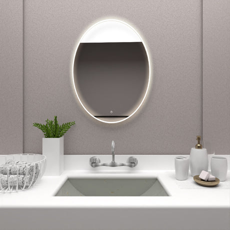 Espejo Napoli 60x45cm Ovalado Sin Marco - Espejos Decorativos | Bylmo