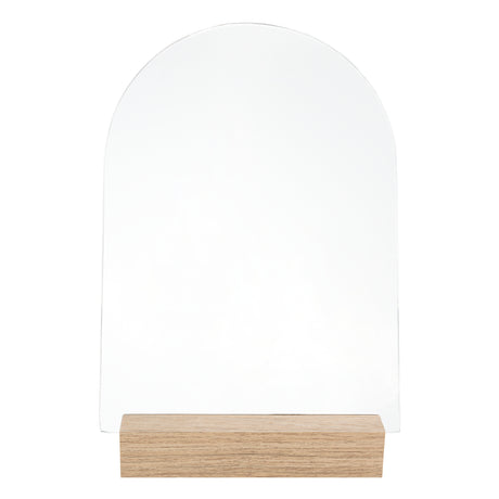 Espejo Noruega 25x18cm Rectangular Con Base En Madera - Espejos Decorativos | Bylmo