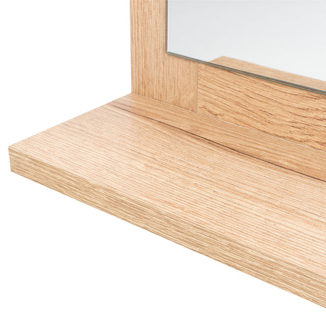 Espejo Shaver 23x35cm Rectangular Con Marco En Madera - Espejos Decorativos | Bylmo