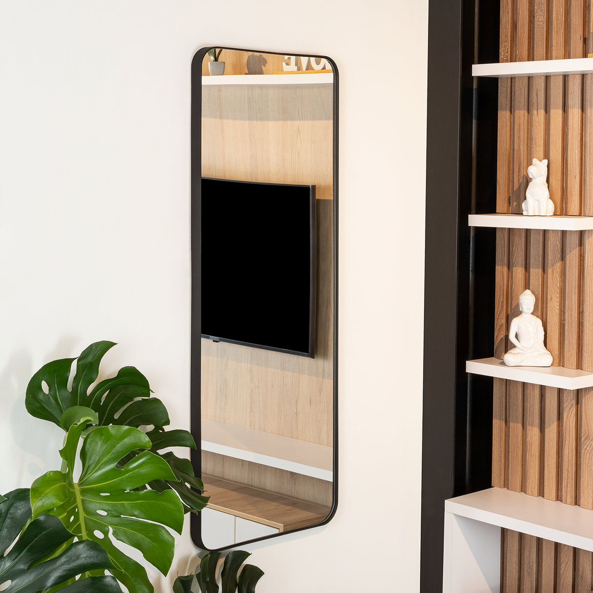 Espejo Sussy 120x45cm Rectangular Con Marco Metálico - Espejos Decorativos | Bylmo