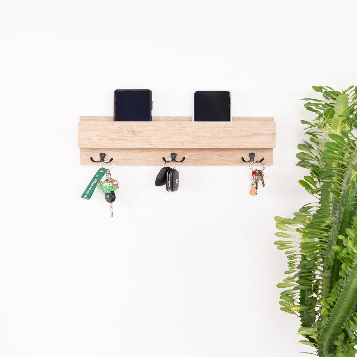 Perchero Kenia Cafe 15x40cm Rectangular - Repisas y Percheros | Bylmo