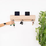 Perchero Kenia Cafe 15x40cm Rectangular - Repisas y Percheros | Bylmo