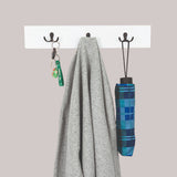 Perchero Sócrates Blanco 7x40cm Rectangular - Repisas y Percheros | Bylmo