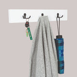 Perchero Sócrates Blanco 7x40cm Rectangular - Repisas y Percheros | Bylmo