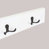 Perchero Sócrates Blanco 7x40cm Rectangular - Repisas y Percheros | Bylmo