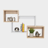 Set de 3 Repisas Alfa Cafe 58x83cm Cuadrado - Repisas y Percheros | Bylmo