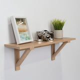 Repisa Bella Cafe 22x60cm Rectangular - Repisas y Percheros | Bylmo