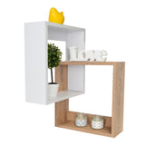 Repisa Deia Cafe 54x36cm Cuadrado - Repisas y Percheros | Bylmo