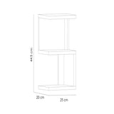 Repisa Índigo Cafe 44x25cm Cuadrado - Repisas y Percheros | Bylmo