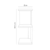 Repisa Índigo Cafe 44x25cm Cuadrado - Repisas y Percheros | Bylmo