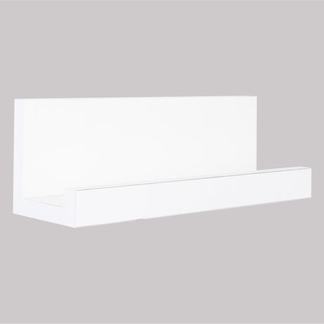 Repisa Julia Blanco 10x30cm en Forma de J - Repisas y Percheros | Bylmo