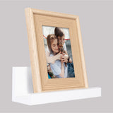 Repisa Julia Blanco 10x30cm en Forma de J - Repisas y Percheros | Bylmo