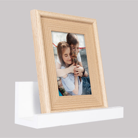 Repisa Julia Blanco 10x30cm en Forma de J - Repisas y Percheros | Bylmo