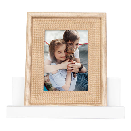 Repisa Julia Blanco 10x30cm en Forma de J - Repisas y Percheros | Bylmo