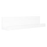 Repisa Julia Blanco 10x45cm en Forma de J - Repisas y Percheros | Bylmo