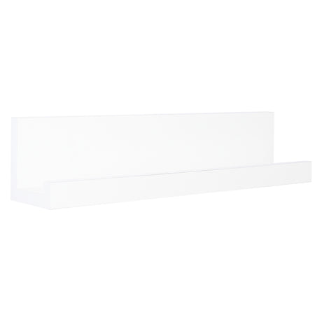Repisa Julia Blanco 10x45cm en Forma de J - Repisas y Percheros | Bylmo