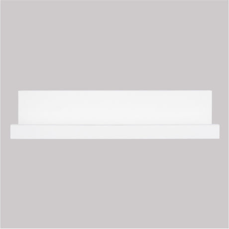 Repisa Julia Blanco 10x45cm en Forma de J - Repisas y Percheros | Bylmo