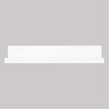 Repisa Julia Blanco 10x60cm en Forma de J - Repisas y Percheros | Bylmo