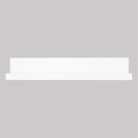 Repisa Julia Blanco 10x60cm en Forma de J - Repisas y Percheros | Bylmo