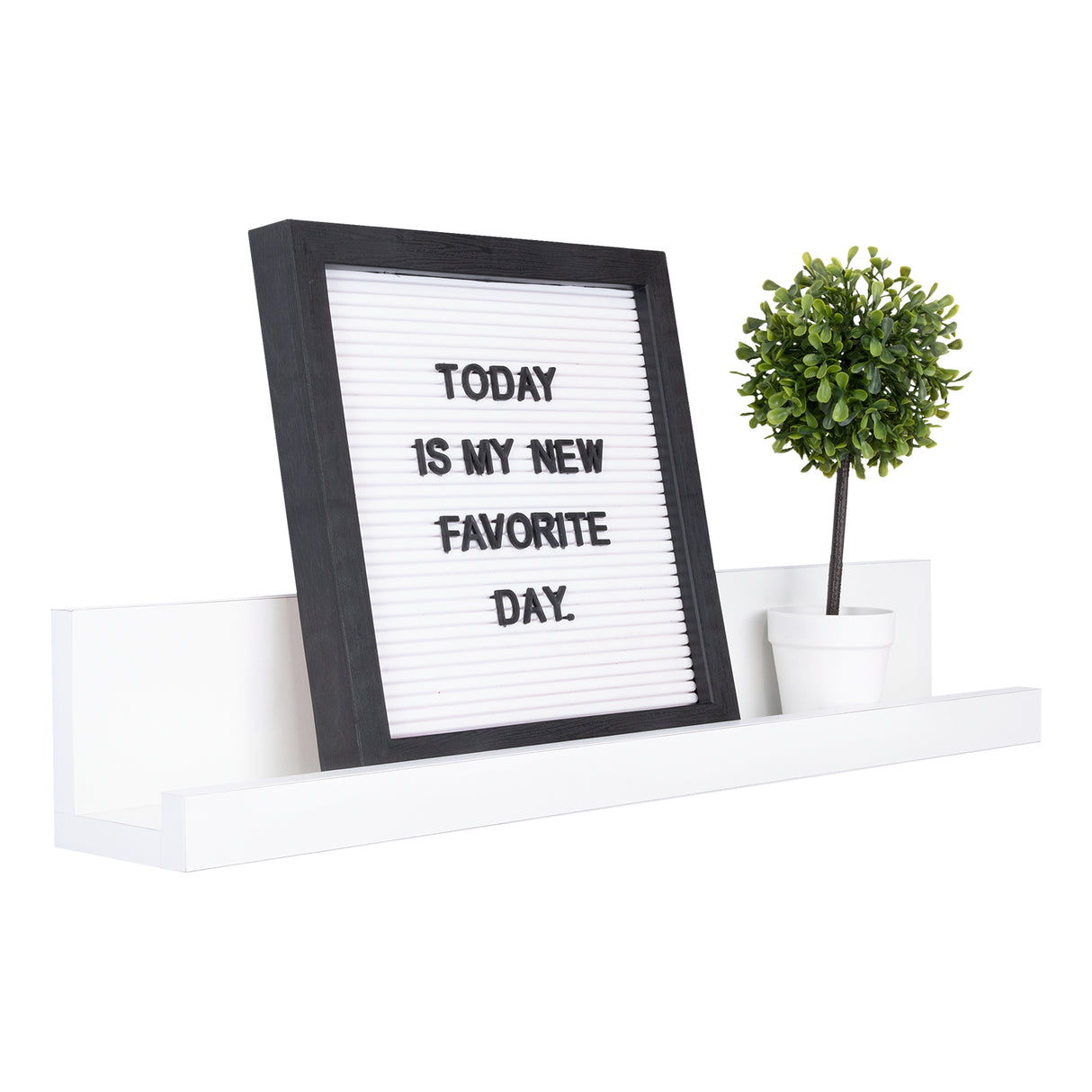 Repisa Julia Blanco 10x60cm en Forma de J - Repisas y Percheros | Bylmo