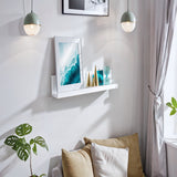 Repisa Julia Blanco 10x60cm en Forma de J - Repisas y Percheros | Bylmo