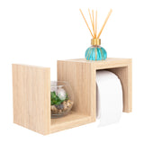 Repisa Mila Cafe 15x30cm con Espacio para Papel - Repisas y Percheros | Bylmo