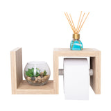 Repisa Mila Cafe 15x30cm con Espacio para Papel - Repisas y Percheros | Bylmo