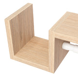 Repisa Mila Cafe 15x30cm con Espacio para Papel - Repisas y Percheros | Bylmo