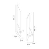 Repisa Vettel Cafe 50x10cm Rectangular - Repisas y Percheros | Bylmo