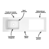 Cocina Integral Zafiro Soder 178x90cm con Mesón y Estufa - Cocinas | Bylmo