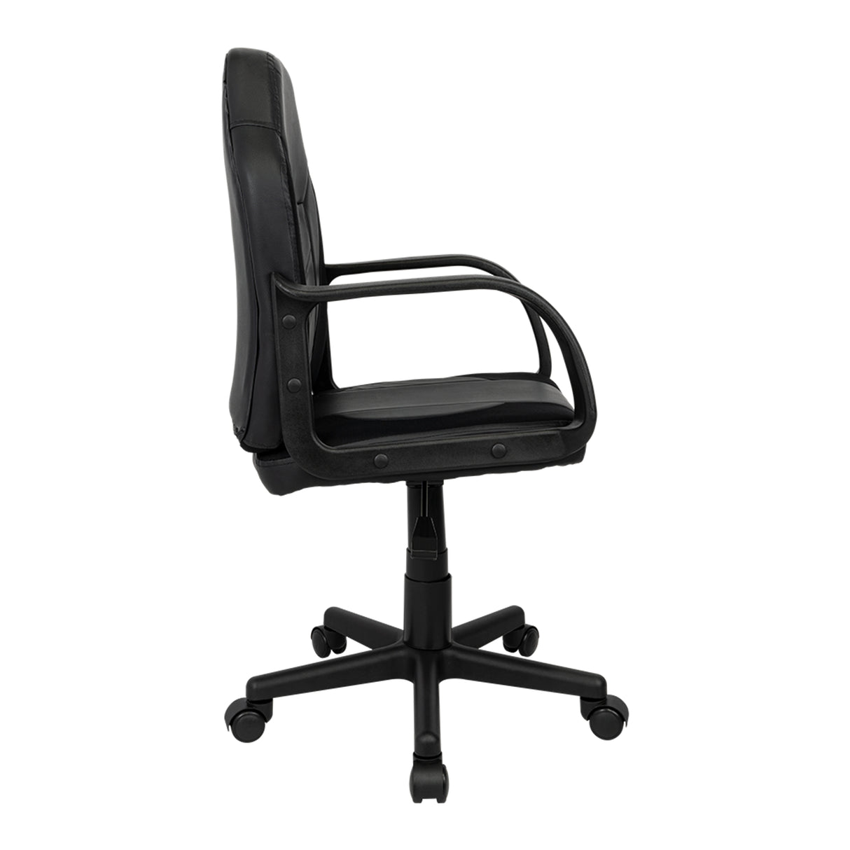 Silla de Oficina Ottis Negra 50x97cm Giratorio con Soporte Lumbar - Sillas de Oficina | Bylmo