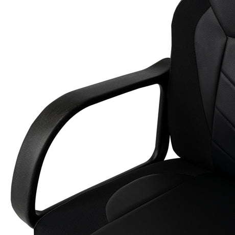 Silla de Oficina Ottis Negra 50x97cm Giratorio con Soporte Lumbar - Sillas de Oficina | Bylmo