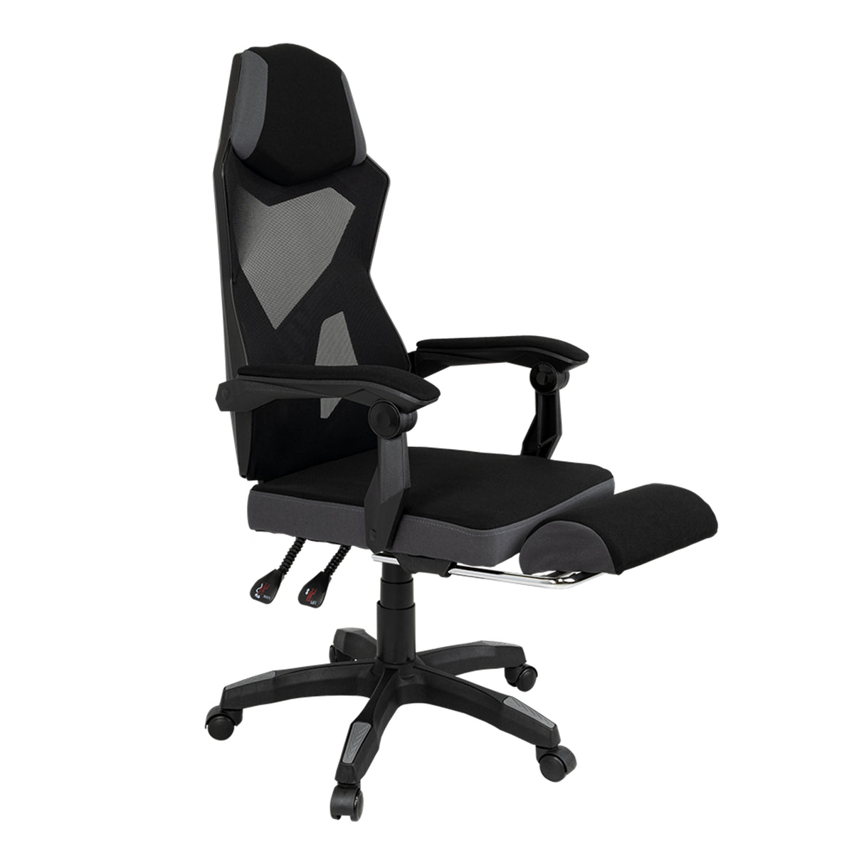 Silla Gamer Optimus Negra 52x124cm Giratorio con Soporte Lumbar - Sillas de Oficina | Bylmo