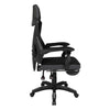 Silla Gamer Optimus Negra 52x124cm Giratorio Con Soporte Lumbar