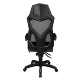 Silla Gamer Optimus Negra 52x124cm Giratorio con Soporte Lumbar - Sillas de Oficina | Bylmo