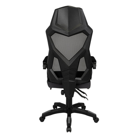 Silla Gamer Optimus Negra 52x124cm Giratorio con Soporte Lumbar - Sillas de Oficina | Bylmo