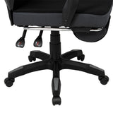 Silla Gamer Optimus Negra 52x124cm Giratorio con Soporte Lumbar - Sillas de Oficina | Bylmo