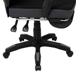 Silla Gamer Optimus Negra 52x124cm Giratorio Con Soporte Lumbar