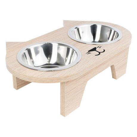 Comedero Michi Cafe 40x12cm Para Gatos Medianos - Muebles para Mascotas | Bylmo